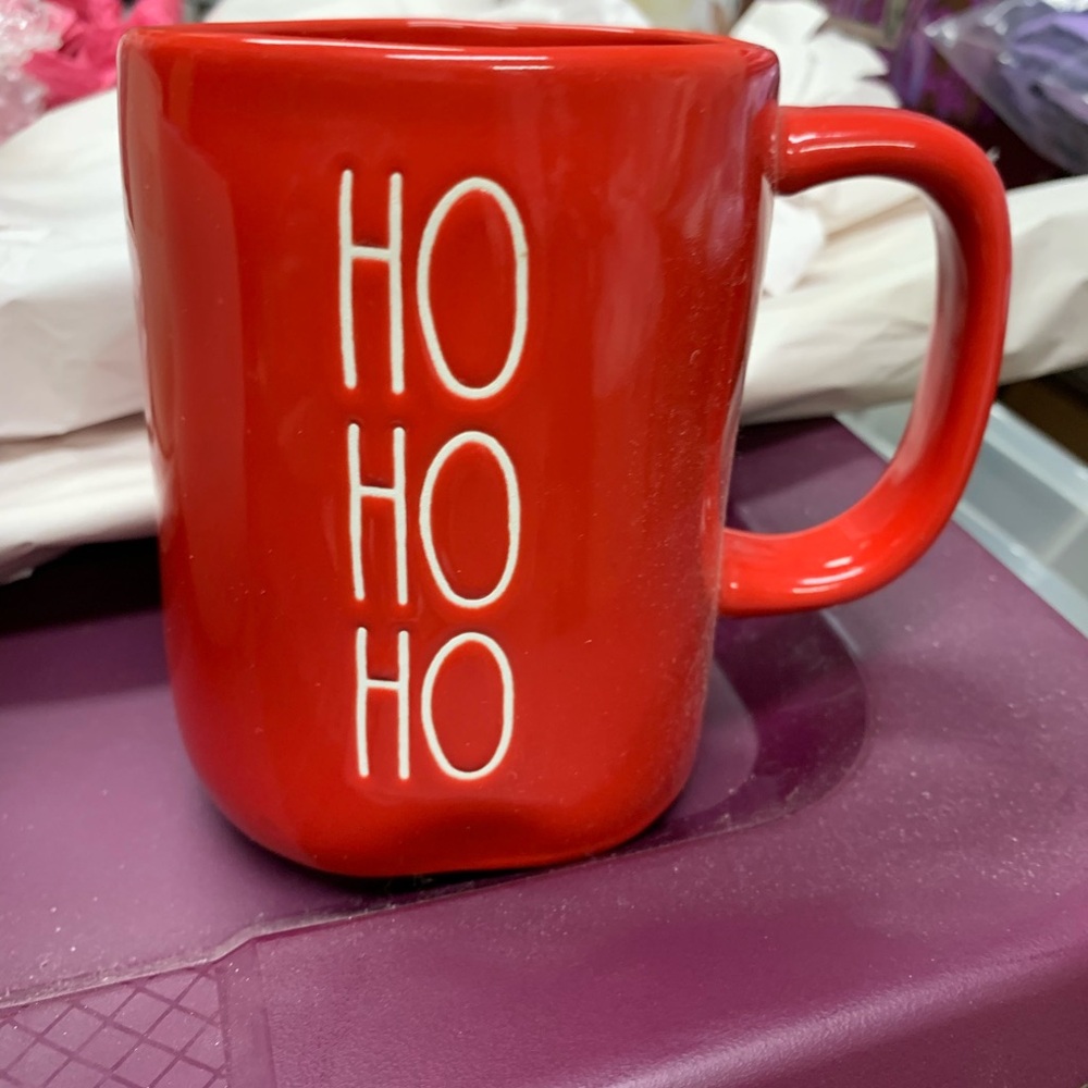 Rae Dunn Red HoHoHo Mug